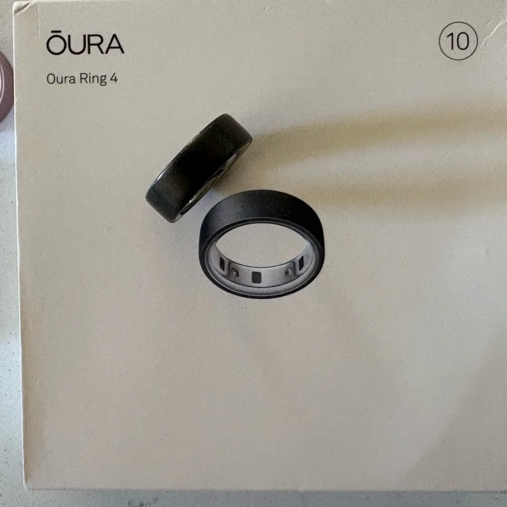 Smart Wellness Ring in Black - Advanced Sleep & Activity Tracker